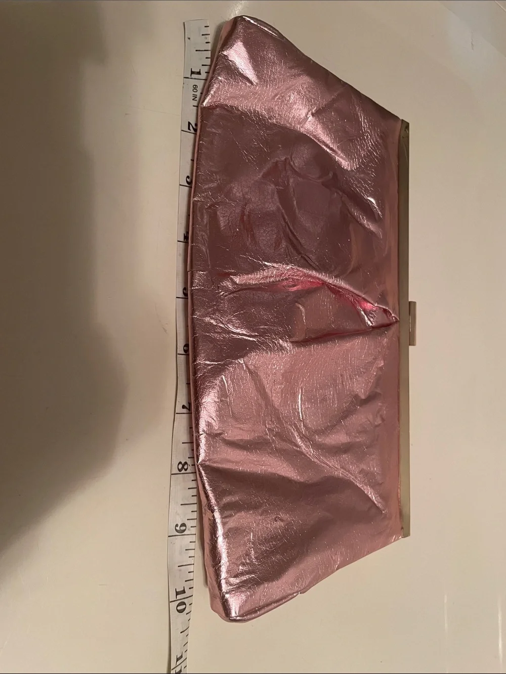 Michael Kors Metallic Rose Pink Clutch Wristlet